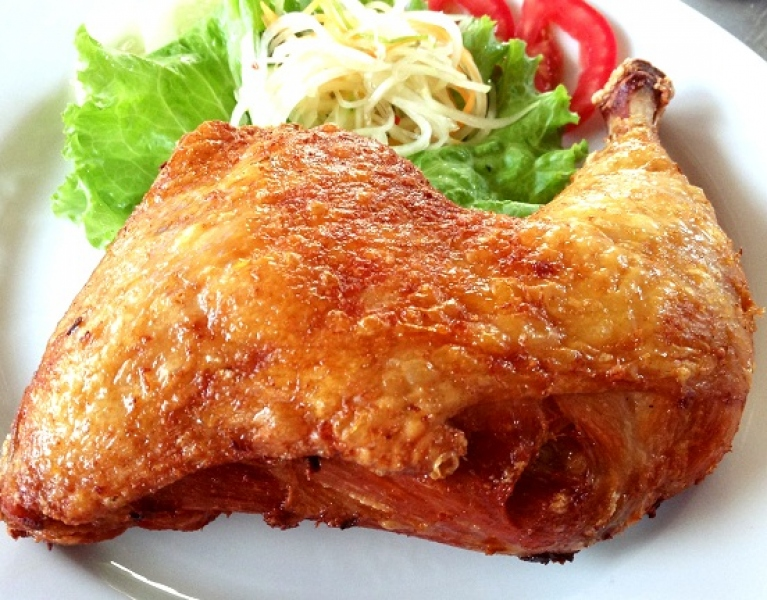 Hướng dẫn làm món Gà xối mỡ - Ông Điền Food